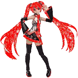 Girl With Red Hair And Black Boots Sticker