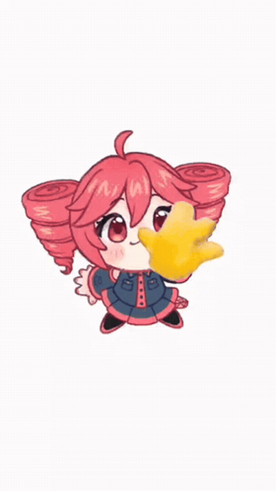 Girl With Red Hair And Bow GIF