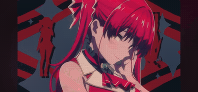Girl With Red Hair And Collar GIF