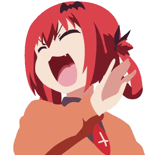 Girl With Red Hair And Cross On Neck Sticker