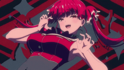 Girl With Red Hair And Pigtails Making A Face GIF