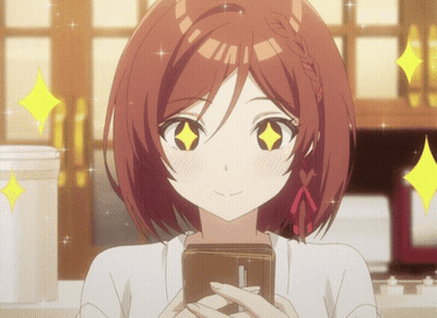 Girl With Red Hair Holding Cell Phone GIF