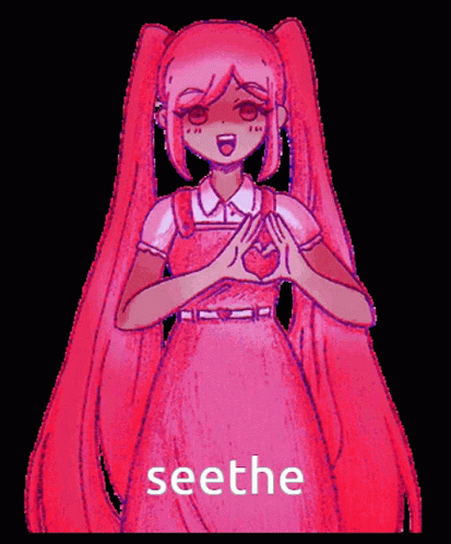 Girl With Red Hair Making Heart Shape GIF