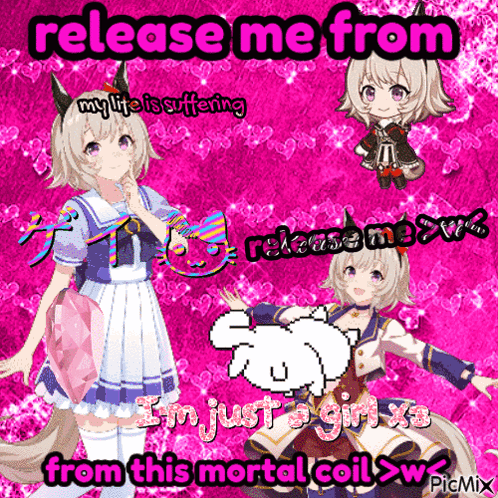 Girl With Release Me From My Life Is Suffering GIF