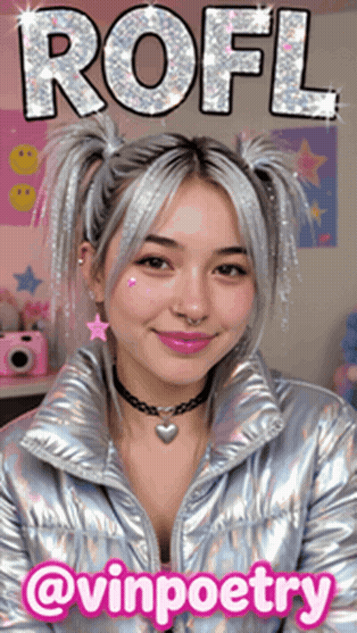 Girl With Rofl GIF