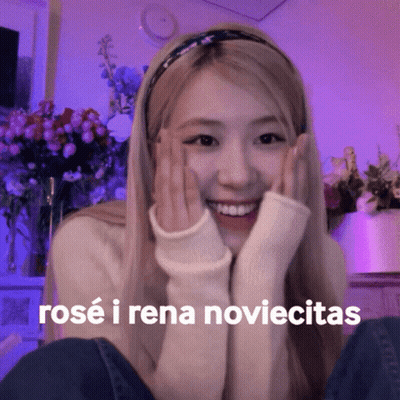 Girl With Rose I Rena Novicitas GIF