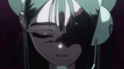 Girl With Shadow On Face GIF