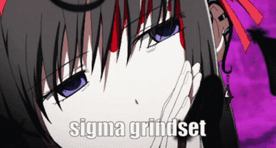 Girl With Sigma Grindset GIF