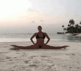 Girl With Six Long Legs GIF