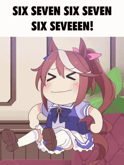 Girl With Six Seven Six Seven Six Seveneen GIF
