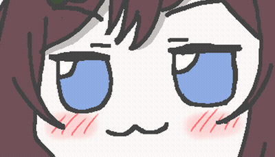 Girl With Smirk And Blue Eyes GIF