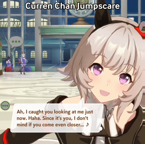 Girl With Speech Bubble Curren Chan Jumpscare GIF