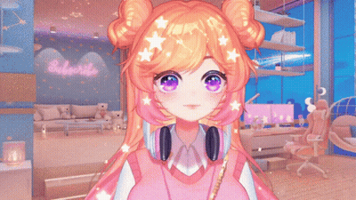 Girl With Subscribe Sign GIF