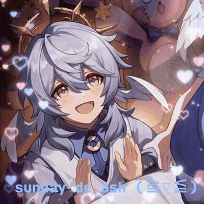 Girl With Sunday De Ash Text GIF