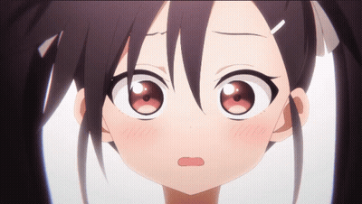 Girl With Surprised Expression GIF