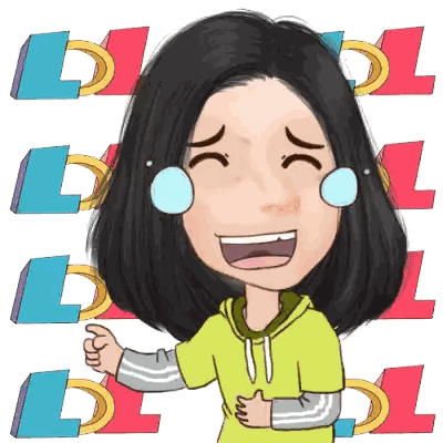 Girl With Tears In Eyes Sticker