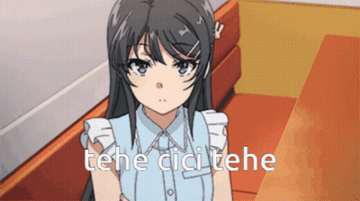 Girl With Tehe Cici Tehe GIF