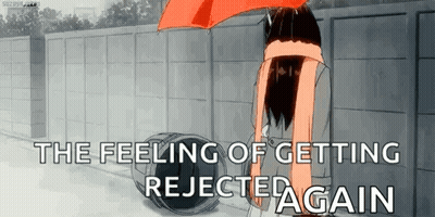 Girl With Umbrella In Front Of Brick Wall GIF