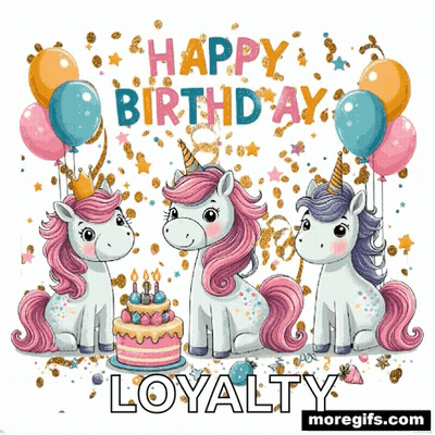 Girl With Unicorn Horn Surrounded By Unicorns And Flowers GIF