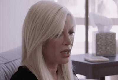 Girl With Voices Text GIF