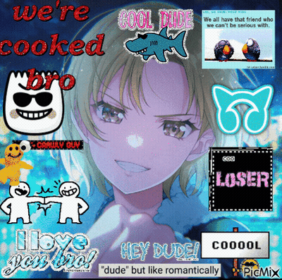 Girl With We Re Cooked Bro And Cool Dude GIF