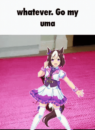 Girl With Whatever Go My Uma GIF