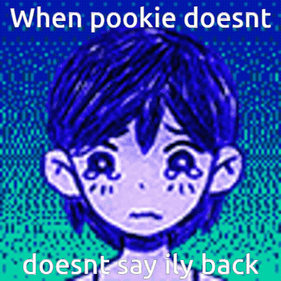 Girl With When Pookie Doesn't Say I Love You Back GIF