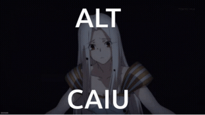 Girl With White Hair Alt Caiu GIF