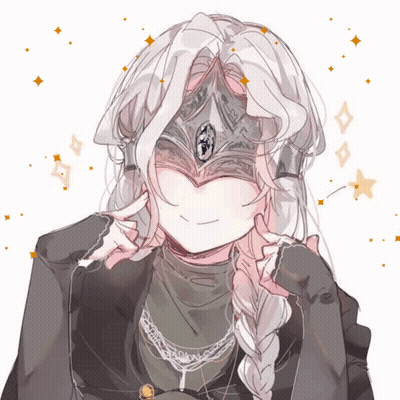 Girl With White Hair And Crown GIF