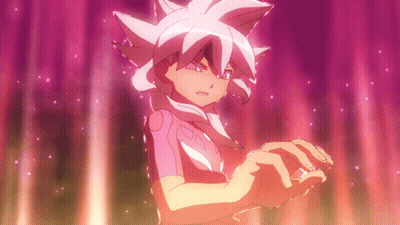 Girl With White Hair And Pink Shirt GIF