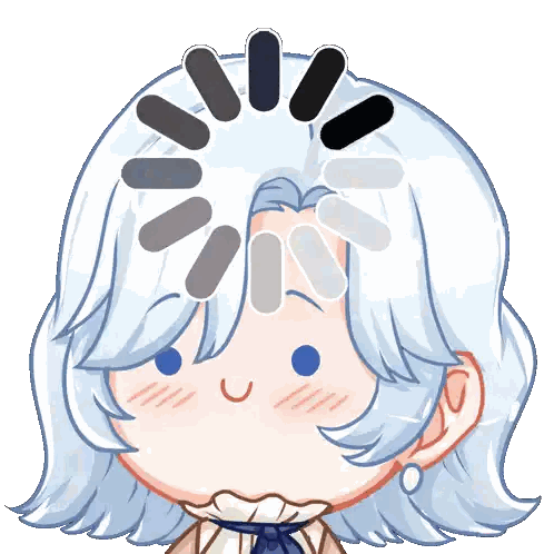 Girl With White Hair And Spinning Wheel Sticker