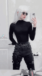 Girl With White Hair Tik Tok GIF