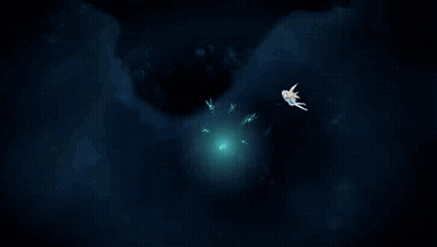 Girl With Wings And Crown In Video Game GIF