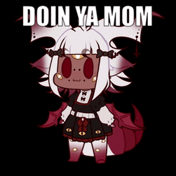 Girl With Wings And Doin Ya Mom GIF