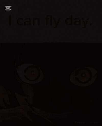Girl With Yellow Eyes I Can Fly Day GIF