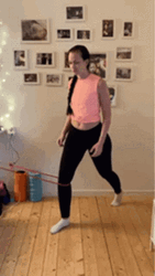 Girl Workout Single Leg Deadlift Bend Knee GIF