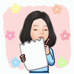Girl Writing Have A Great Wednesday GIF