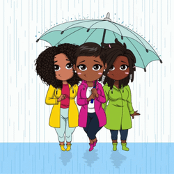 Girlies Sad State On Rainy Monday GIF