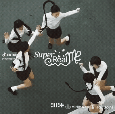 Girls Dancing In Front Of Super Sign GIF