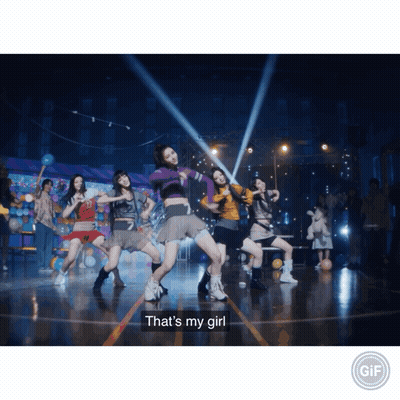 Girls Dancing On Stage Saying My Girl GIF