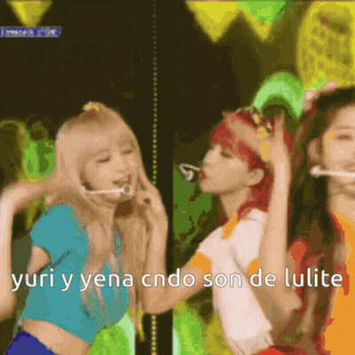 Girls Dancing Yuri Y Yena Cndo Son De Lulite GIF