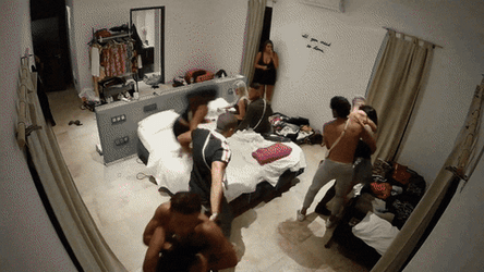 Girls Fight Hair Pulling GIF
