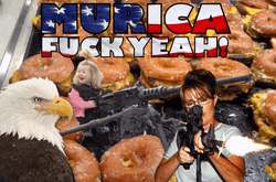 Girls Holding A Gun Merica Murica GIF