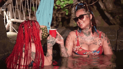 Girls Kissing Pinky Promise Hands GIF