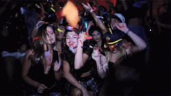 Girls Partying In The Club GIF