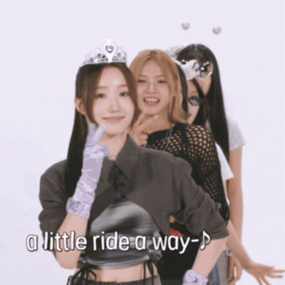 Girls Posing With Tiara GIF