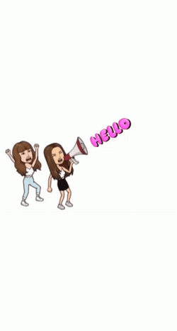 Girls Shouting On Megaphone GIF
