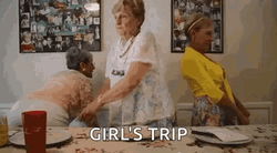 Girls Trip Grannies Dance Party GIF