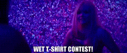 Girls Wet Tshirt Contest At The Event GIF