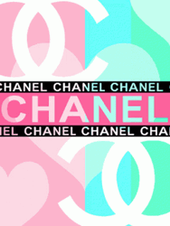 Girly Chanel Logo Heart